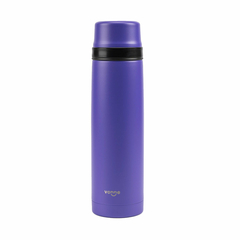 Termo VONNE de 1000 ml en color violeta, ideal para mantener bebidas calientes o frías.