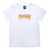 Camiseta Thrasher Flame Logo Girl (U) Branca