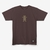 Camiseta Grizzly Back Script Logo Tee - Brown