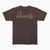 Camiseta Grizzly Back Script Logo Tee - Brown - comprar online