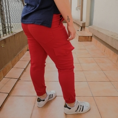 Imagem do Calça Jogger Feminina Vermelha