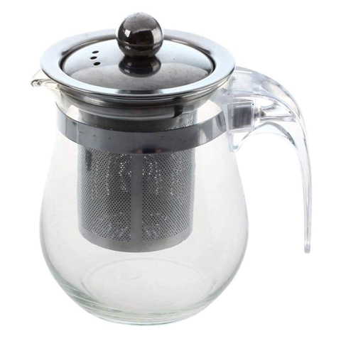 JARRA DE VIDRO PARA CAFÉ COM FILTRO EM AÇO INOX 400ML - JARRA DE VIDRO PARA  CAFÉ COM FILTRO EM AÇO INOX 400ML - TODOS