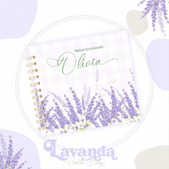 Livro do Bebê - Floral Lavandas