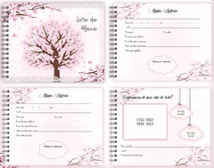 Livro do Bebê - Floral Cerejeira - comprar online