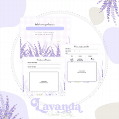 Livro do Bebê - Floral Lavandas - comprar online