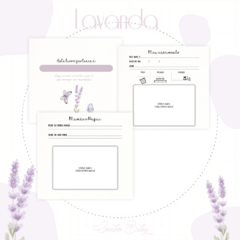 Livro do Bebê - Lavanda com Monograma - comprar online