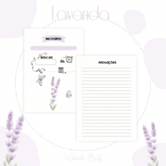 Caderneta de Vacinas - Lavanda com Monograma - comprar online