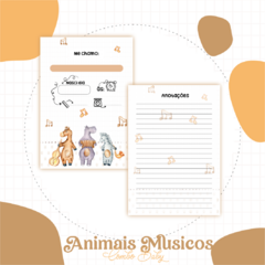 Caderneta de Vacinas - Animais Músicos - comprar online