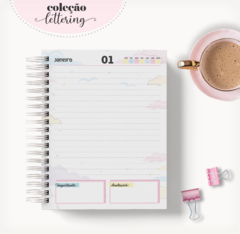 Agenda Feminina Permanente Lettering - comprar online