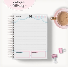 Agenda Feminina Permanente Lettering - Kazarte