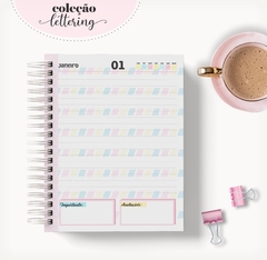 Agenda Feminina Permanente Lettering - Kazarte