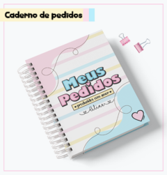 Caderno de Pedidos na internet