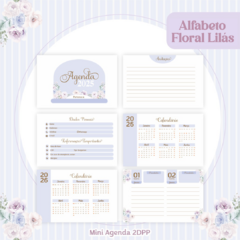 Mini Agenda 2025 - Floral - comprar online