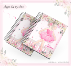 Imagem do Agenda Escolar - Temas de Menina