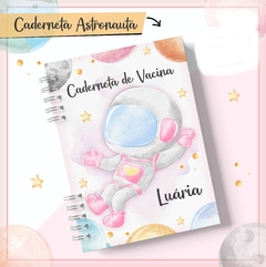 Caderneta de Vacinas - Astronauta Menina