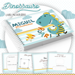Álbum Mesversário - Dinossauro