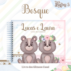 Livro do Bebê - Gêmeos Casal - Bosque