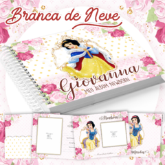 Álbum de Fotos Newborn - Branca de Neve