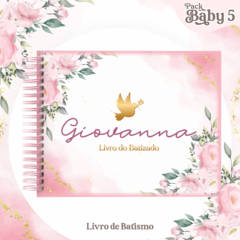 Livro do Batismo - Rosa