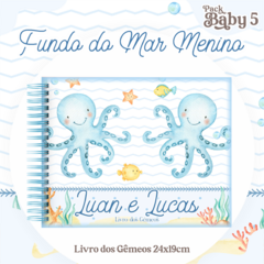 Livro do Bebê - Gêmeos Fundo do Mar