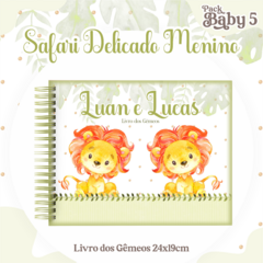 Livro do Bebê - Gêmeos Safari