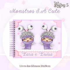 Livro do Bebê - Gêmeas Monstrinhos