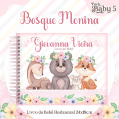 Livro do Bebê - Bosque Menina