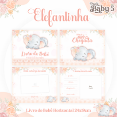 Livro do Bebê - Elefante Menina - comprar online