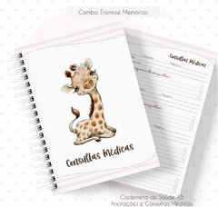 Caderneta de Vacinas - Girafinha Menina na internet