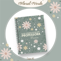 Agenda 2025 - Professores Floral Verde