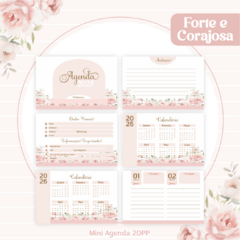 Mini Agenda 2025 - Floral - comprar online