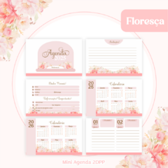 Mini Agenda 2025 - Floral - comprar online