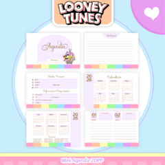 Mini Agenda 2025 - Looney Tunes - comprar online