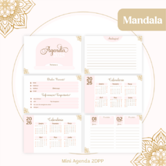 Mini Agenda 2025 - Mandala - comprar online