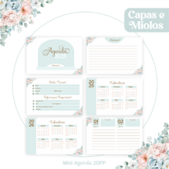 Mini Agenda 2025 - Floral com Borboletas - comprar online