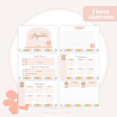 Mini Agenda 2025 - Flores - comprar online