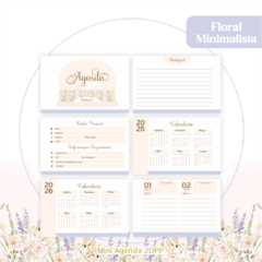 Mini Agenda 2025 - Floral - comprar online