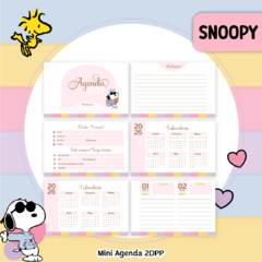 Mini Agenda 2025 - Snoopy - comprar online