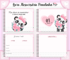 Álbum Mesversário - Panda Menina - comprar online