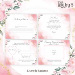 Livro do Batismo - Rosa - comprar online