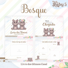 Livro do Bebê - Gêmeos Casal - Bosque - comprar online