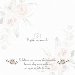 Imagem do Álbum do Batismo - Monograma Floral