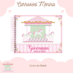 Livro do Bebê - Carrossel Menina