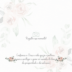 Álbum do Batismo - Monograma Floral na internet