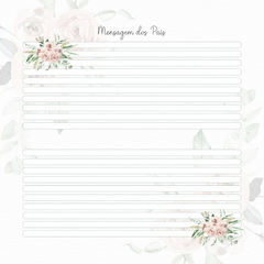 Álbum do Batismo - Monograma Floral - loja online