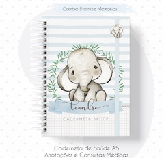 Caderneta de Vacinas - Elefante Menino