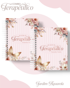 Diário Terapêutico Feminino - Flores na internet