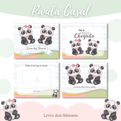Livro do Bebê - Gêmeos Casal - Panda - comprar online