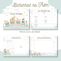Livro do Bebê - Bichinhos no Trem - comprar online
