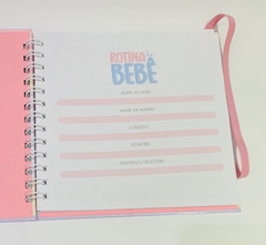 Caderno de Rotina do Bebê - Menina - comprar online